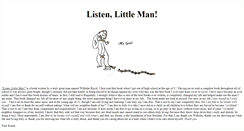 Desktop Screenshot of listenlittleman.com