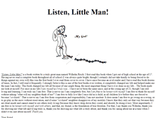 Tablet Screenshot of listenlittleman.com